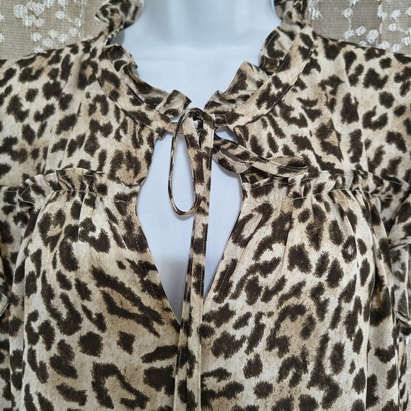 J. Crew Leopard Print Blouse - Picture 3 of 6